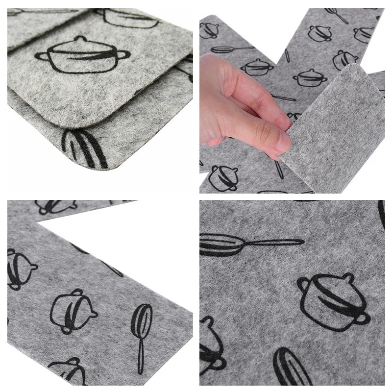 Non-Stick Cookware Surface Protector Pads - Prevents Scratching and Heat Insulation