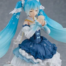 

Bandai Hatsune Miku Pretty Girl Super Movable Face Change 10Th Anniversary Snow Hatsune Boxed Figure Anime Movie & TV PVC