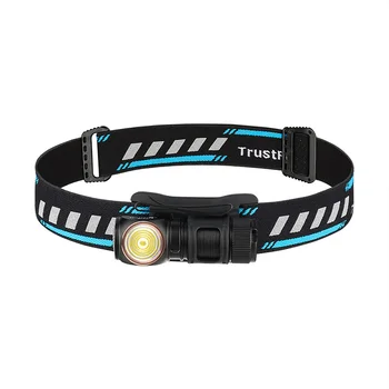 Trustfire MT15 LED 헤드램프, USB C 충전식 미니 16340 EDC 앵글 헤드 손전등, MVP 광학 자석 테일 낚시, 1000LM
