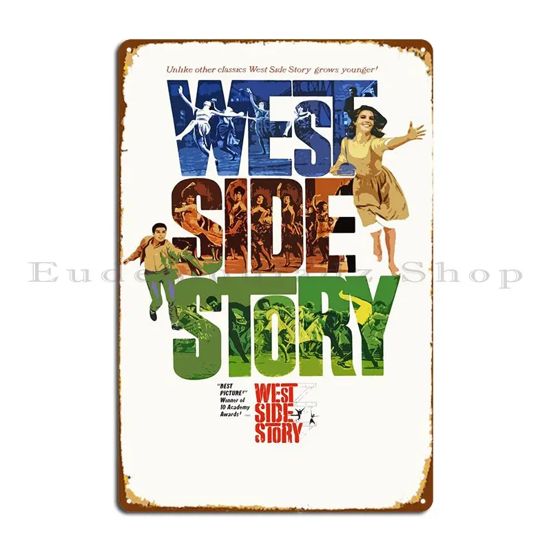

West Side Story винтажные металлические знаки железный стержень винтажный домашний жестяной плакат
