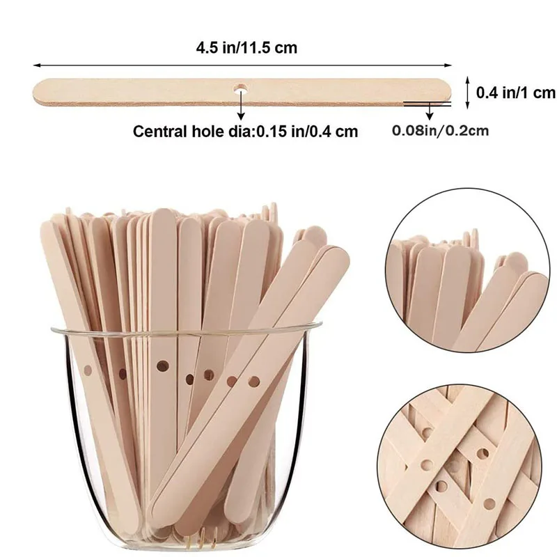 Candle DIY Craft Candle Making Supplies Tools Wooden Wax Core