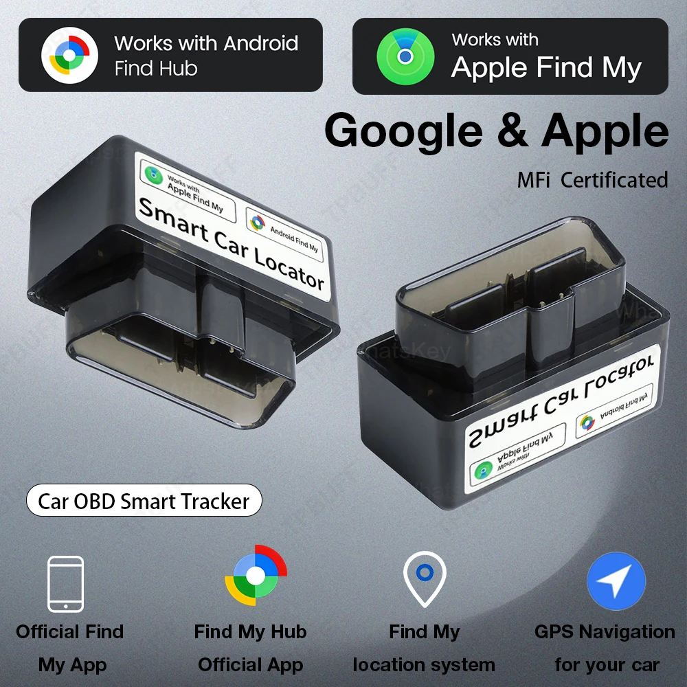 Google Find My Car OBD For iPhone Android & IOS Compatible With All Car OBD Locators Monitoring Tracker Anti-lost Free App Fin