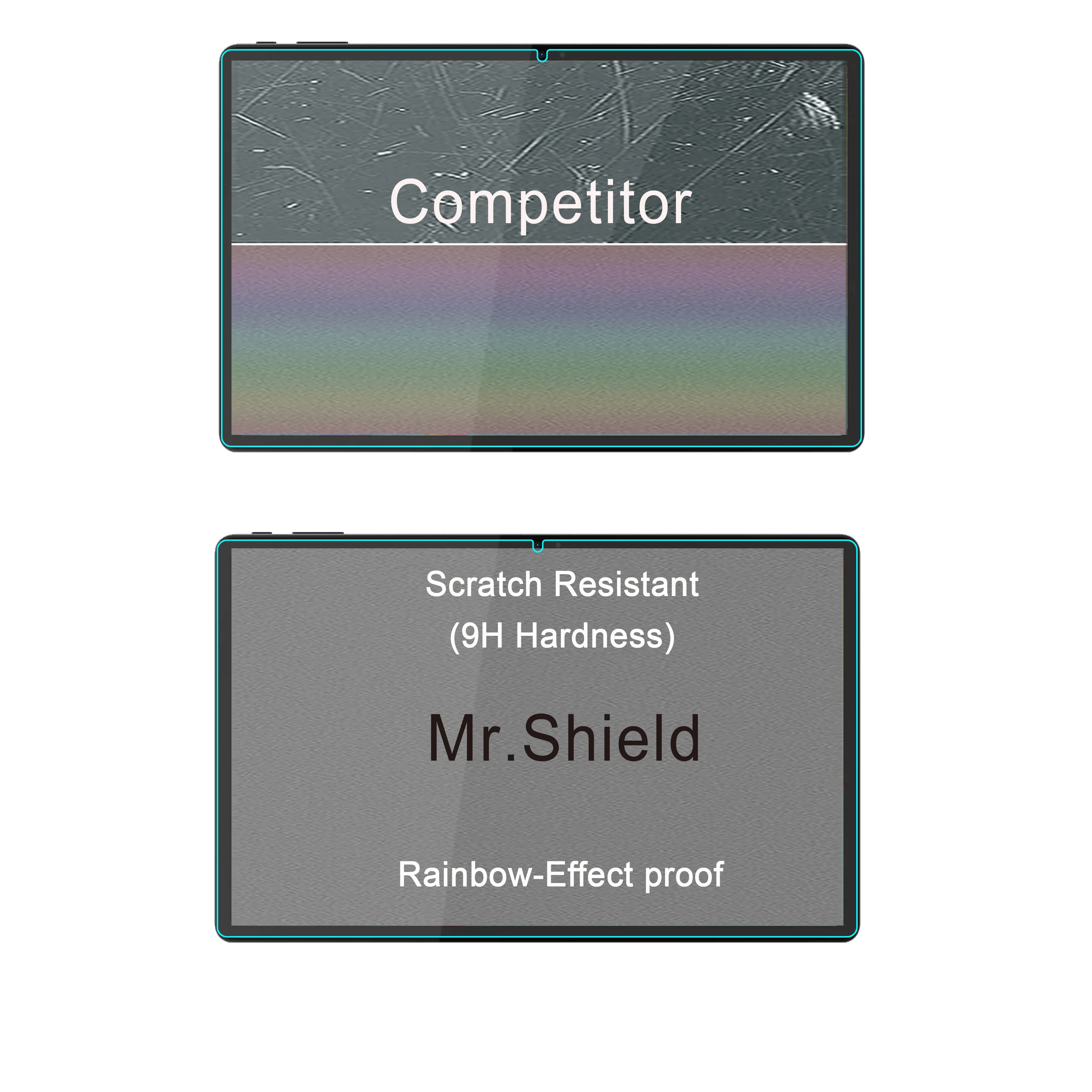 Mr.Shield [2-Pack] Screen Protector For CHUWI HiPad Max 10.36 [Tempered Glass] [Japan Glass with 9H Hardness] Screen Protector