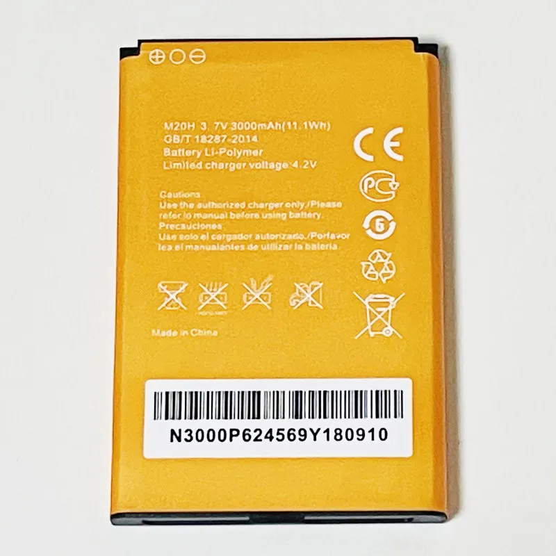 3.7V 3000mAh M20H For M028AT 4G LTE WIFI Router Hotspot Modem Battery