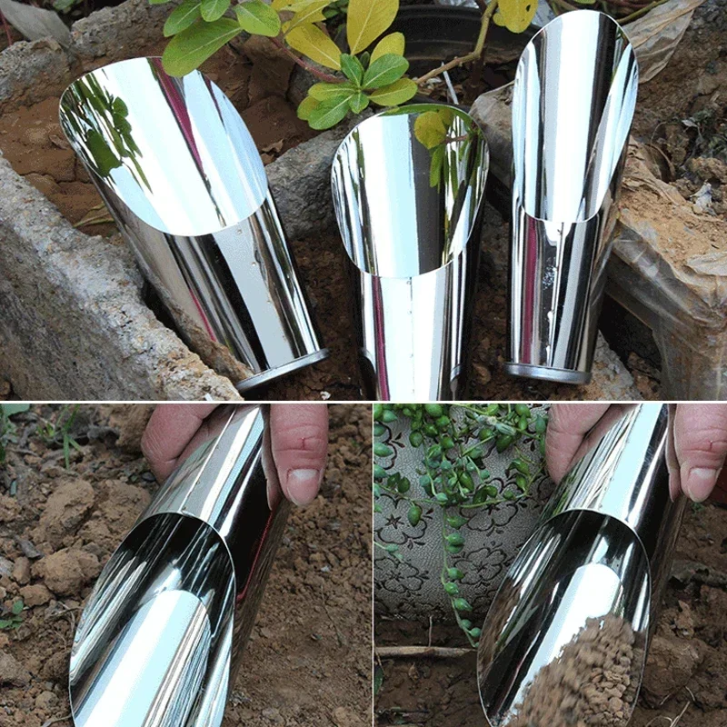 

Loose Bucket Shovel Potted For Steel Bonsai Spade Household 3pcs/set Soil Tools Tool Garden Plant Cultivation Stainless