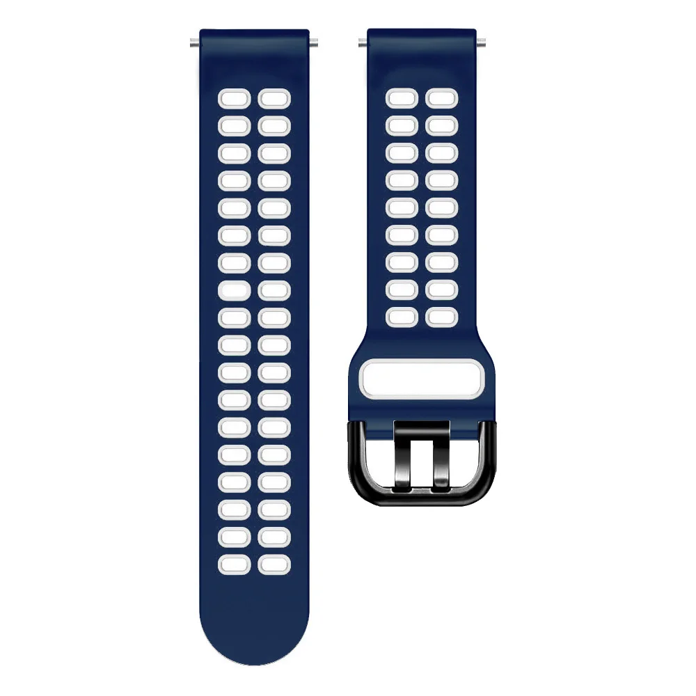 Silicone Smartwatch Bracelet Band, 20/22mm - Premium Strap