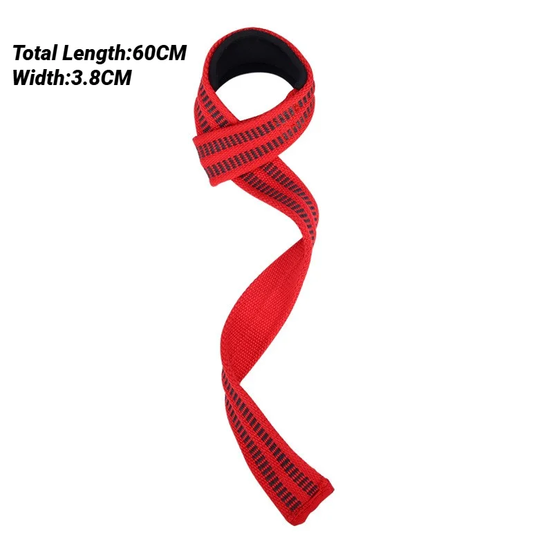 Weightlifting Wrist straps Strength training Adjustable Non-Slip Gym Fitness Lifting strap Support Sports Grip band Brace wrap wrist straps