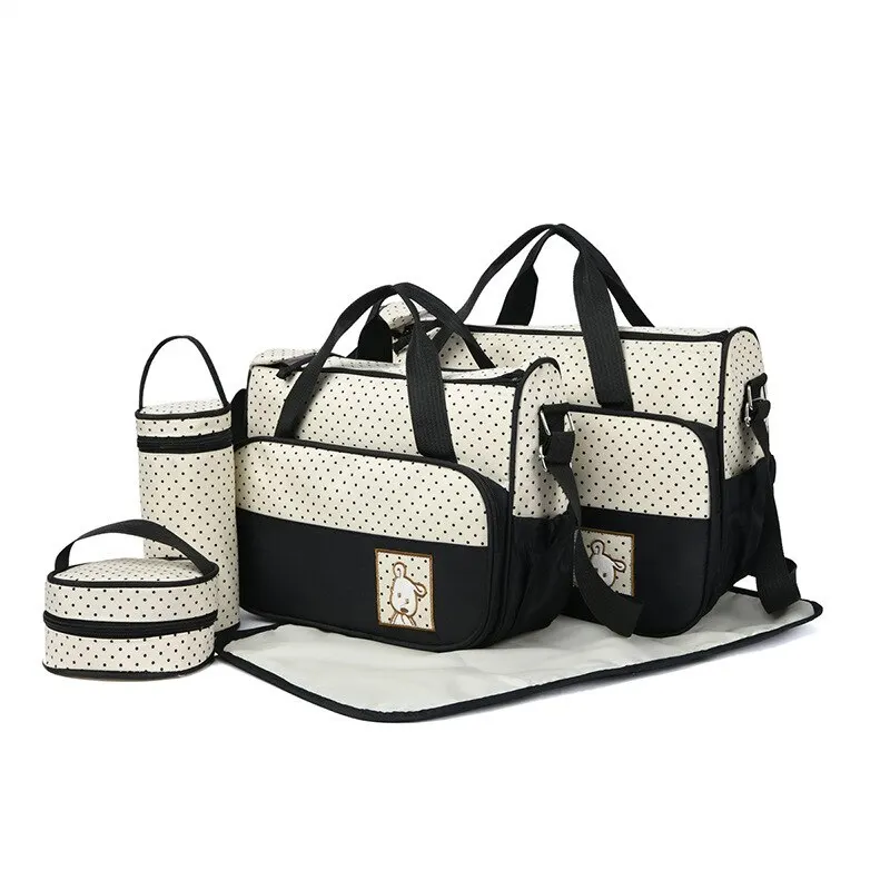 Mother's Bag 5-piece Set Multifunctional Waterproof Oxford Cloth Maternity Package Set Large Capacity Waiting for Delivery Bag