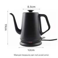 1L 220V Electric Espresso Pots Hand Brew Gooseneck Kettle Automatic Power Off Coffee Pot Make Tea Hot Water Boiler Coffeeware 6