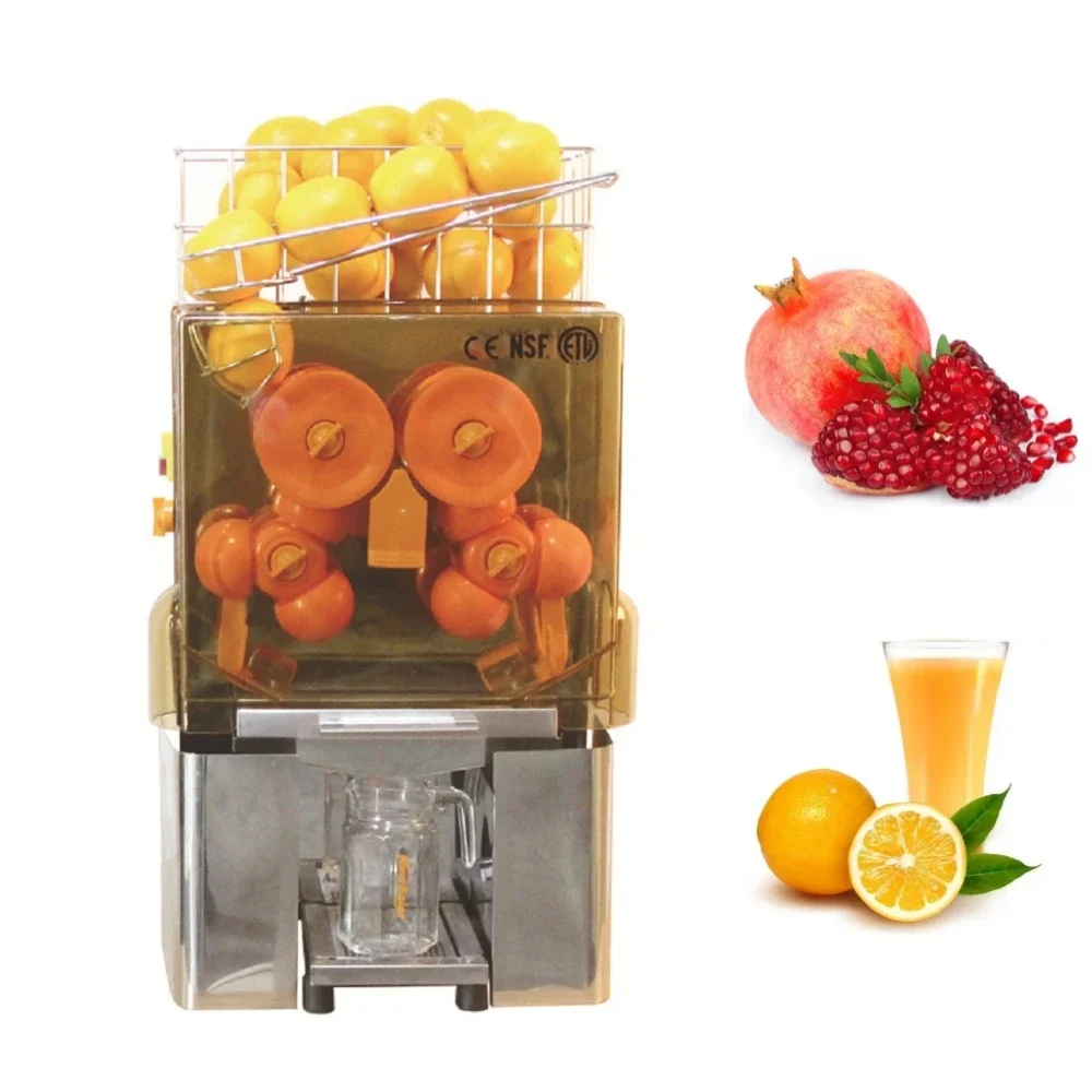 Mvckyi Standing Electric Orange Juicer Machines Commercial Auto Slow Masticating Juice Extractor Stainless Steel Blender 20 oranges per minute auto feed orange juicer 2000e 2