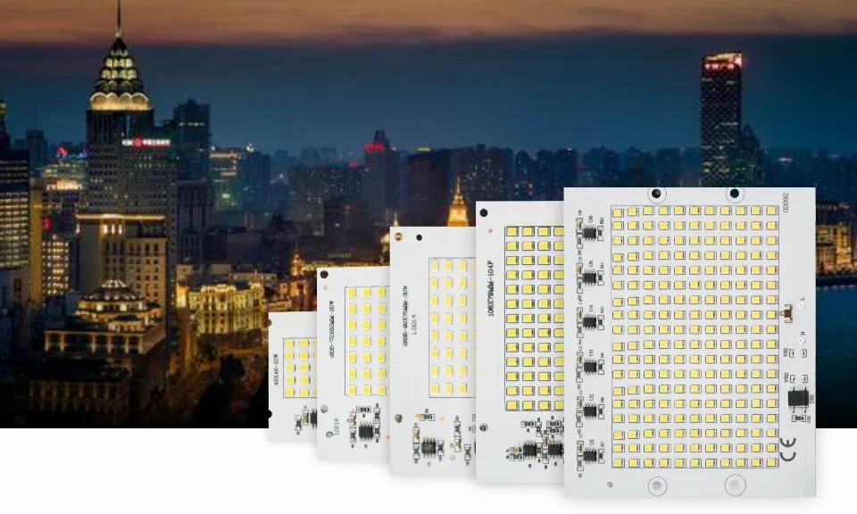 Description Picture 2 of item10W 20W 30W 50W 100W LED Chip SMD 2835 Flood Light Beads AC 220V-240V Led Floodlight Lamp DIY For Outdoor Lighting Spotlight