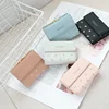 New Short Buckle Purse Korean Version of The Three Fold Small Fresh and Simple Personality Small Floral Mini Ladies Money Clip 6