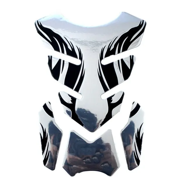 Motorcycle Flame Design 3D Tankpad Protector and Decoration Sticker