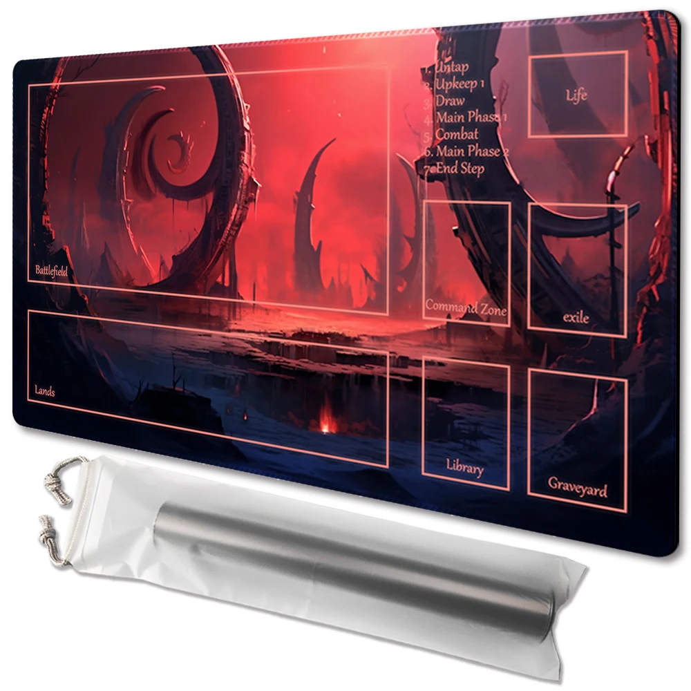 

The Boiling-Board Game TCG Playmat Table Mat Game Size 60X35 CM Mousepad Compatible for MTG CCG