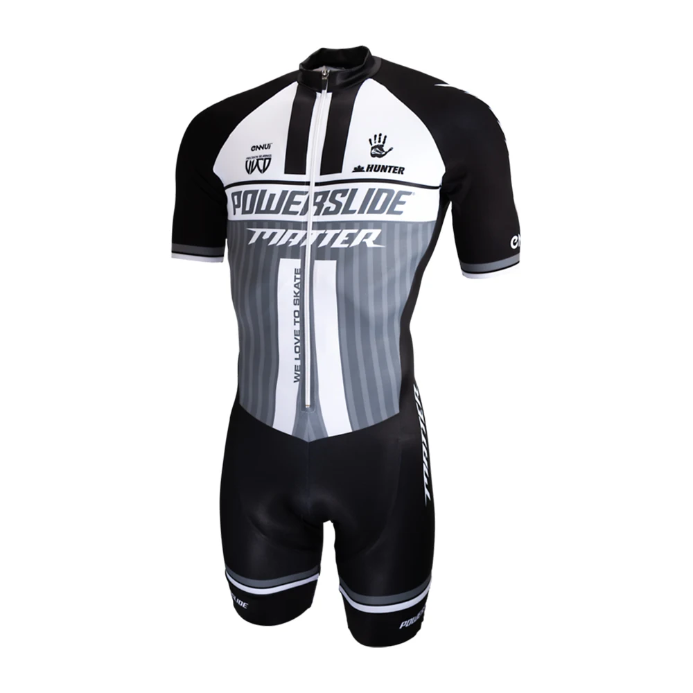 Powerslide Kids Speed Skating Clothes Club Team Inline Speed Practice Competition Roller Skating Suit Summer Bike Jumpsuit 4