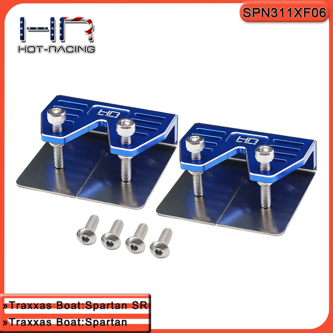 Timón Barco Traxxas Aluminio Timón Y Pivote Traxxas Spartan - Soporte