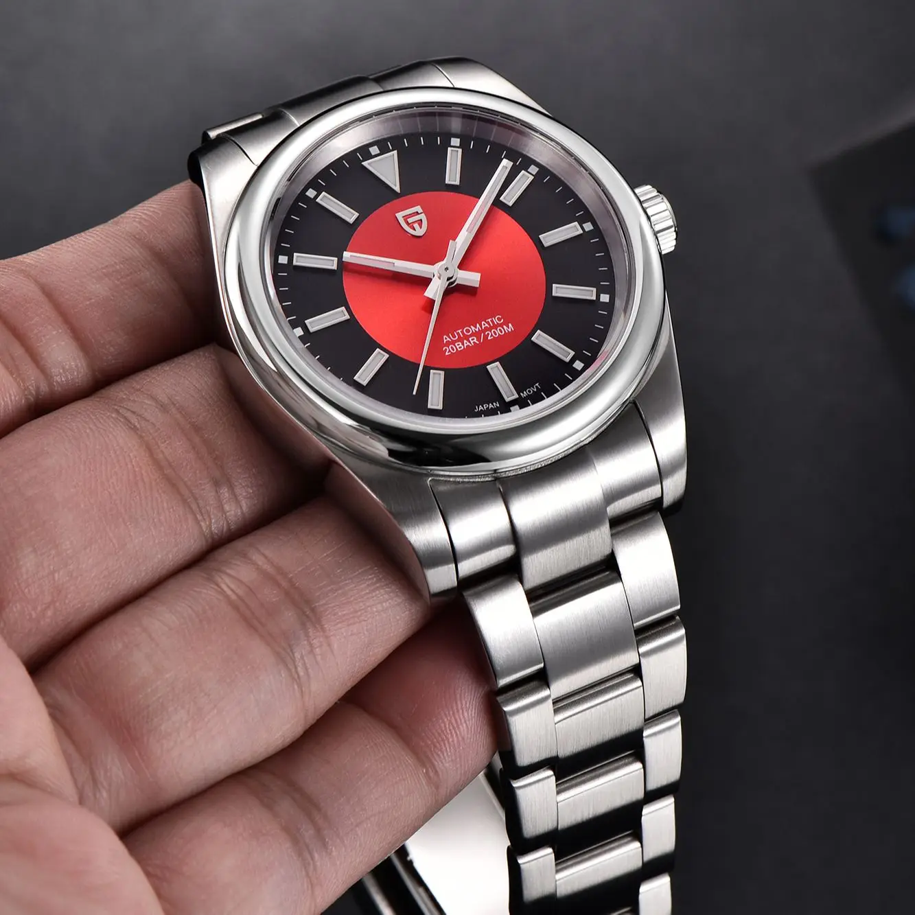 

Pagani Design 2023 New Men's Automatic Mechanical Watch Classic Red Black Stainless Steel Waterproof 20Bar Casual Fashion Watch
