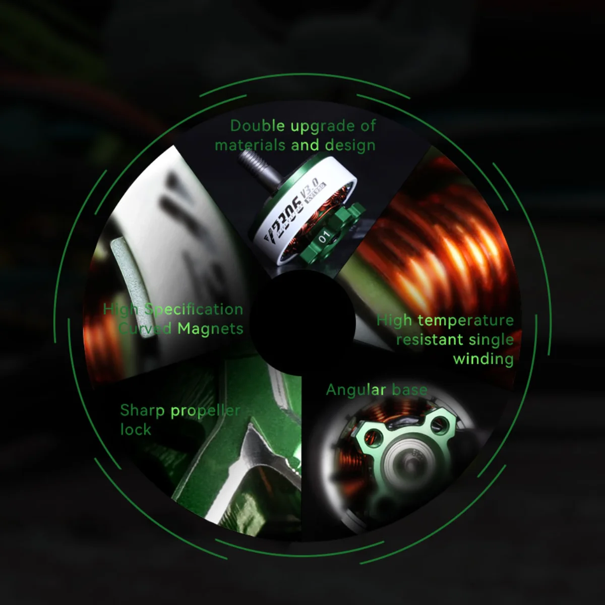 รูปสินค้า มอเตอร์โดรนไร้แปรง T-MOTOR Velox V2306 สำหรับ Racing ความเร็วสูง