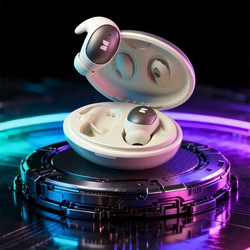 Monster Bluetooth 6.0 Noise Canceling Sleep Earbuds - HiFi Stereo TWS Wireless Headphones (Beige Gold)