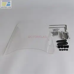 Enhanced Acrylic Scooter Windshield with Mounting Accessories