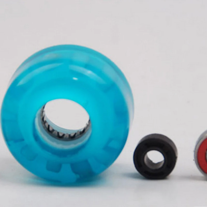 Roller Skating Wheels 54mm Durable PU Skateboard Glow Wheels High Elasticity
