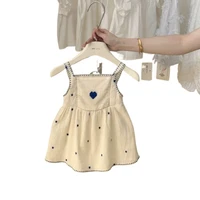 Nouvelle Robe d'été pour Fille, Style Brodé avec Bretelles, Robe en Dentelle Style Vacances à la Plage 6