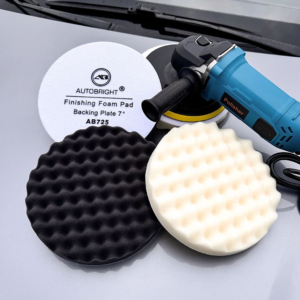 AUTOBRIGHT 7" inch Pad car polisher use Foam Pad Mirror Polishing Sponge Heavy Cutting Compound Wax Disc Car Care Tools