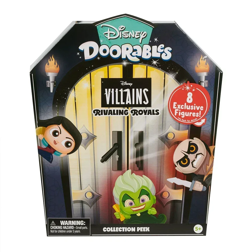 

Disney Doorables The Little Mermaid Princess Big Glass Eyes Doll Kawaii Cute Gifts Toy Model Anime Figures Collect Ornaments