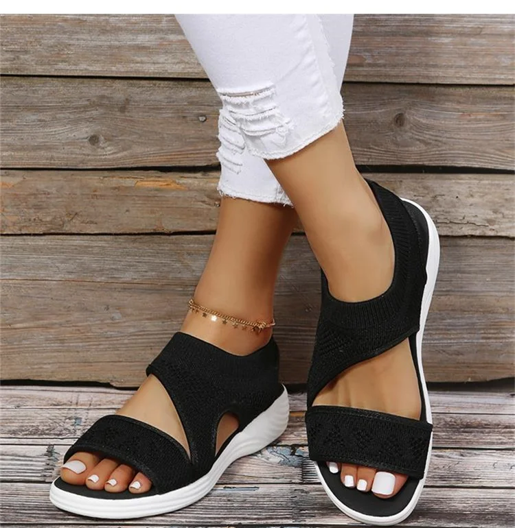 Women Shoes Sandals Summer Fashion Open Toe Walking Shoes Thick bottom Ladies Shoes Comfortable Sandals Platform Sexy Footwear