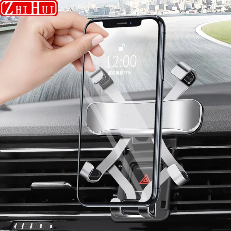 자동차 휴대폰 홀더, 폭스바겐 VW 골프 7 8 MK7 MK8 Sportsvan 에어 벤트 마운트 브래킷, LHD용 중력 브래킷 스탠드