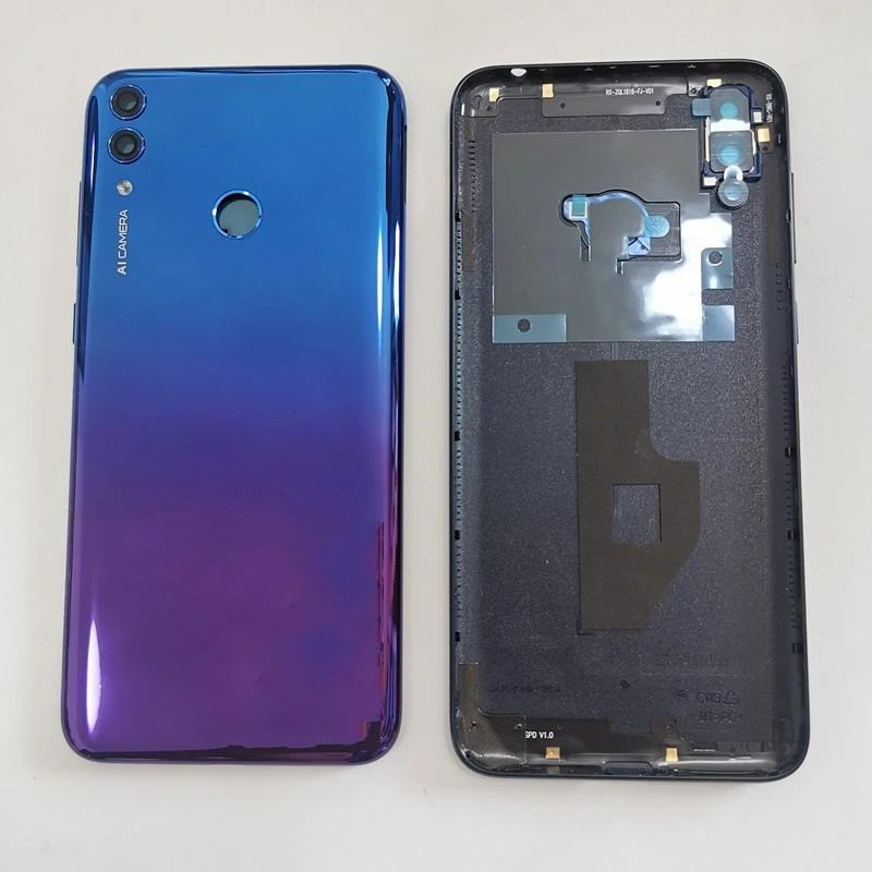 

Original New 6.26" For Huawei Honor 8C Back Battery Cover Case+Power Side Buttons+Glass Lens+Flash+Logo