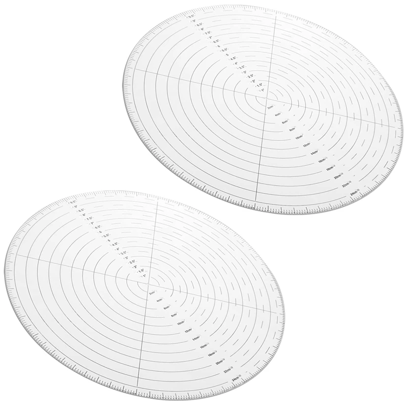 

Round Center Finder Compass 10 Inch Clear Acrylic Circle Center Finder Tool For Woodworking Drawing Circles