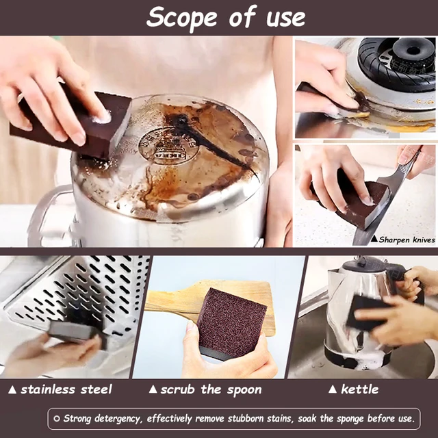 Grill Grilltisztító Tégla Blokk Tisztító Pumice Kő Bbq Állványok Foltok Zsír Tisztább Bakeware Olajfolttisztítás - Image 5