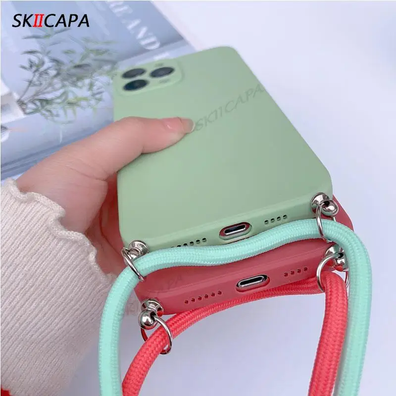 Crossbody Necklace Cord Lanyard Soft Silicone Camera Protective Cover