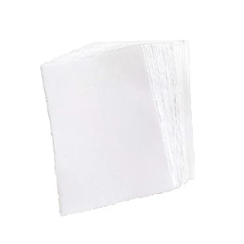 20 fogli di carta per acquerello, 300 g/m2, 4 x 6 pollici, carta grezza/strutturata fatta a mano, carta di cotone bianco per biglietti d'invito nuziali artistici 1