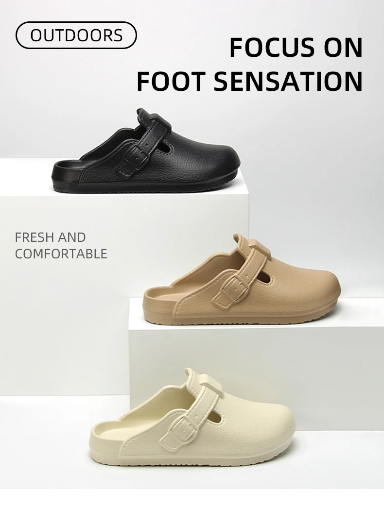 Baotou Berkemann Herren Sommer Outdoor Casual EVA Anti-Rutsch wasserdichte Dressing Hausschuhe – Detail 1