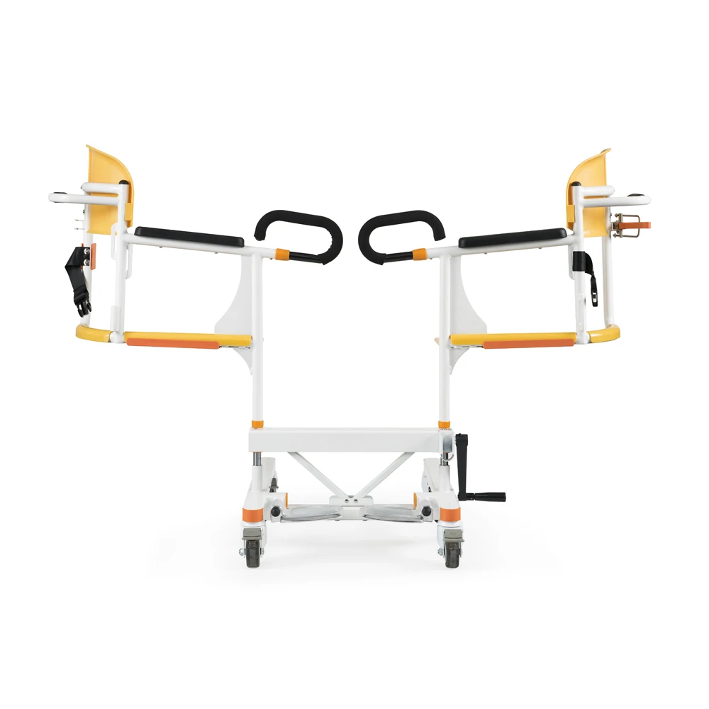 standard size patient transfer manual lift chair with commode CY-WH201A 4