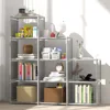 Simple Bookshelf Multi-function Sturdy And Stable Shelf Easy To Move Storage Rack Minimally Designed Floor To Ceiling Bookshelf 5