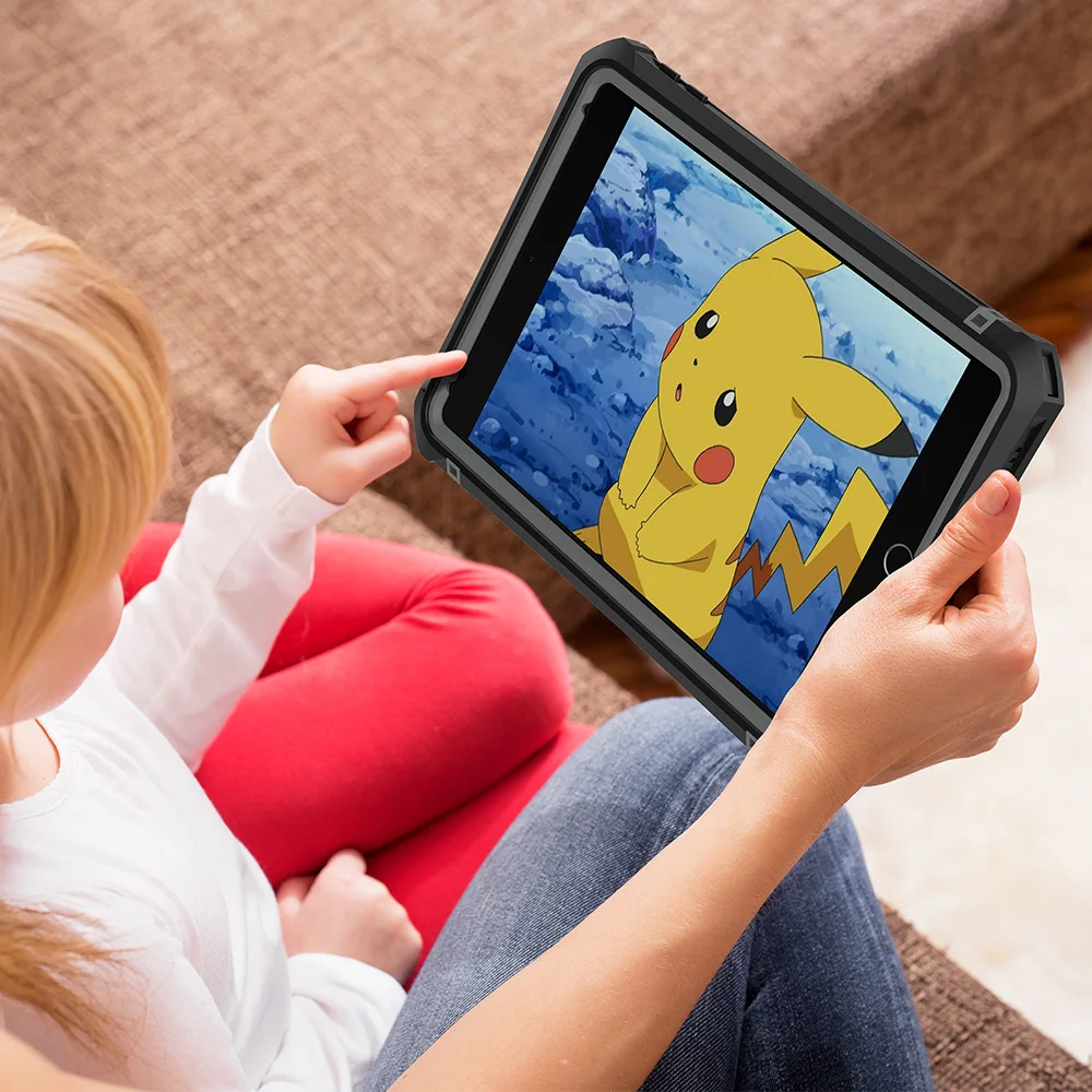 prova água caso capa para apple ipad mini com protetor de tela titular lápis resistente água caso kickstand mini