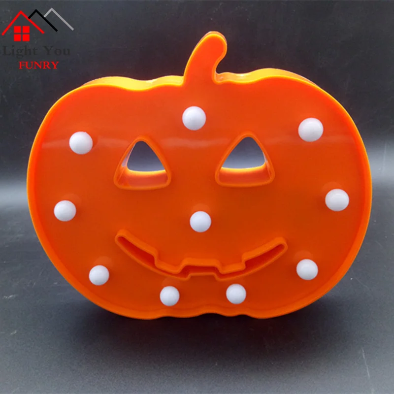 

LED Pumpkin Neon Style Light Child Bedroom Decoration Night Light Ins Romantic Decorative Lights