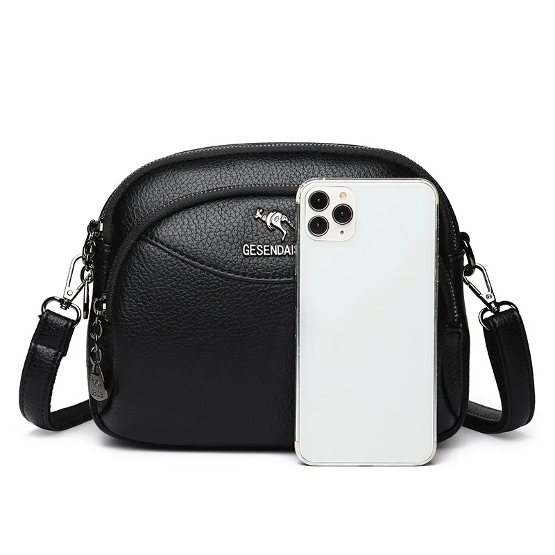 Leather Handbag Volganik Rock Crossbody Bag VOLGANIK ROCK Small