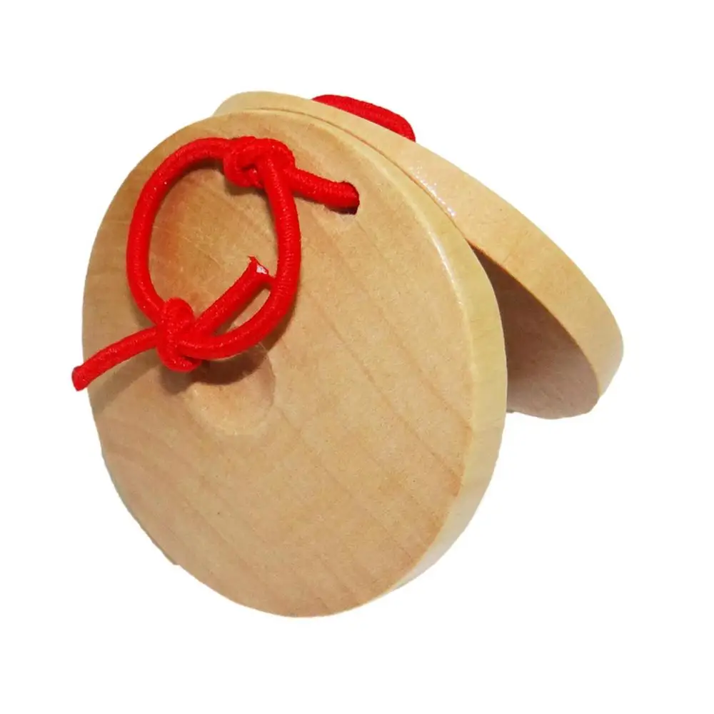 Description Picture 4 of itemWooden Castanets Wood Percussion Flamenco Musical Instrument Kids Children Toddler ToysWooden Castanet Percussion Instrument