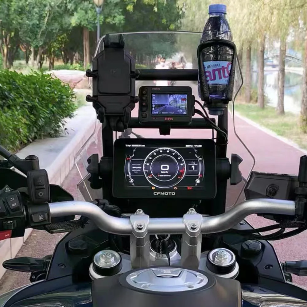 Supporto Di Navigazione Per CFMOTO Per CF MOTO 800MT MT800 MT 800 MT Supporto Basamento Telefono Mobile Supporto Piastra Navigazione GPS Staffa Accessori Moto Staffa Di Navigazione