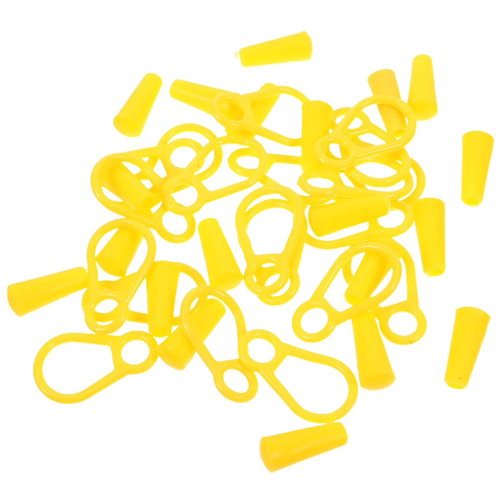 20 Sets Triangle Iron Trap Musical Rings Triangles Striker Covers Steel Instrument