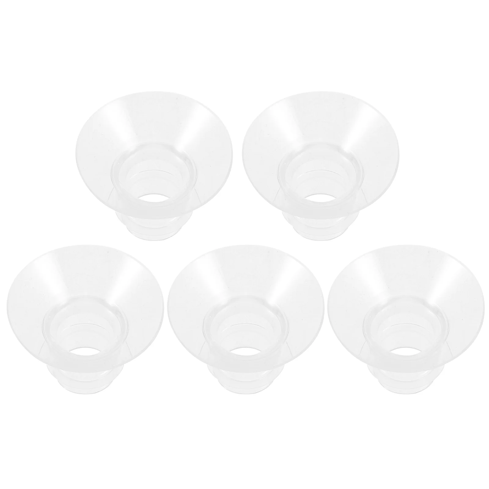 5 Pcs Wearable Breast Pump Horn Size Converter Accessories Flange Inserts 17mm for Replacement Parts 21mm Mother
