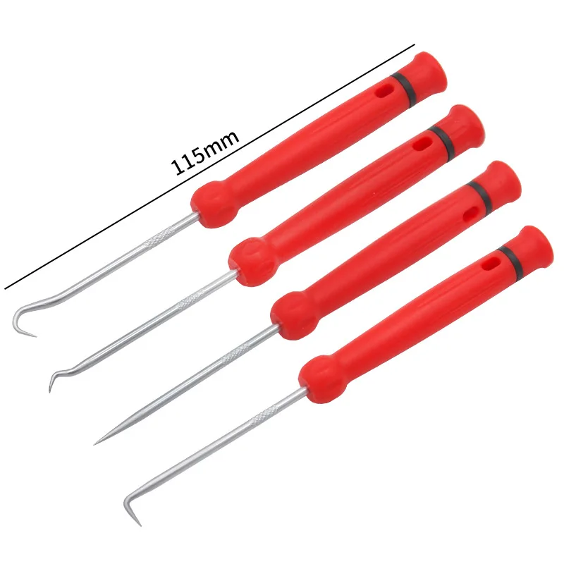 4/6/10Pcs 115mm Car Auto Vehicle Oil Seal Screwdrivers Set O-Ring Seal Gasket Puller Remover Pick Hooks Tools