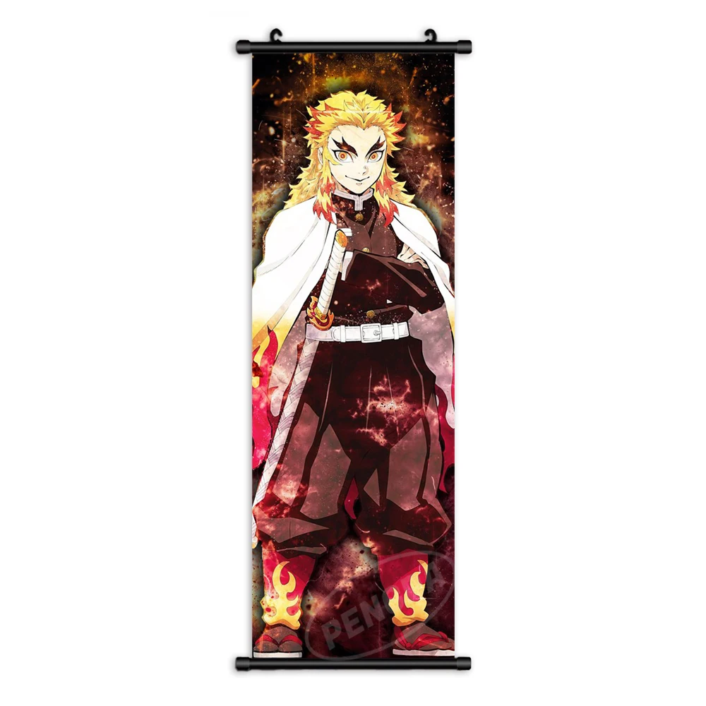 Luas superiores demônio slayer kimetsu não yaiba parede arte da lona para  sala de estar quarto estudo quarto dormitório arte decoração impressões -  AliExpress