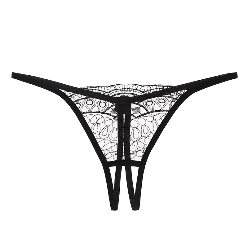 Women's Sheer Lace Hollow Embroidered Mesh Underwear Exotic Adjustable Straps Open Mask Cup Bra Push Up Underwire Bra