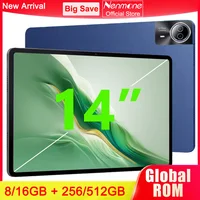 2025 New 14 Inch Big Screen Android 14 Tablet PC 16gb+512GB Phone Call 5G WIFI tablet Kids Pad For Educational Online Class