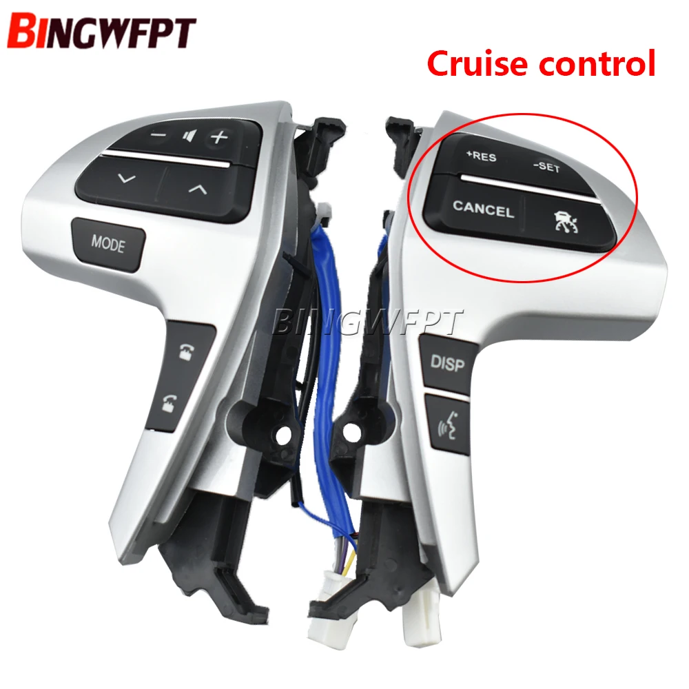 พวงมาลัยรถยนต์ปุ่มควบคุม Cruise Control Remote Volume สำหรับ TOYOTA